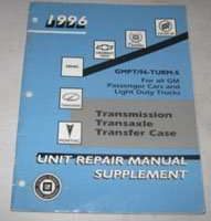 1996 Geo Tracker Transmission Unit Repair Manual Supplement