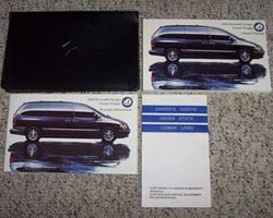1996 Plymouth Voyager & Grand Voyager Owner's Manual Set