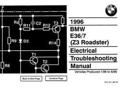 1996 BMW Z3 Roadster Electrical Troubleshooting Manual