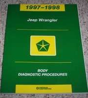 1998 Jeep Wrangler Body Diagnositc Procedures Manual