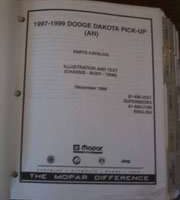 1997 Dodge Dakota Mopar Parts Catalog Binder