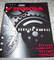 1999 Honda Shadow Spirit, Shadow 1100, A.C.E. Tourer VT1100C & VT1100T Motorcycle  Service Manual