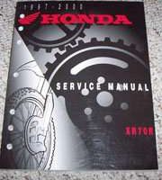 1998 Honda XR70R Motorcycle Shop Service Manual