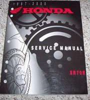 1997 Honda XR70R Motorcycle Shop Service Manual