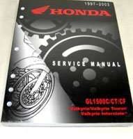 2001 Honda GL1500C Valkyrie, GL1500CT Valkyrie Tourer & GL1500CF Valkyrie Insterstate Motorcycle Service Manual