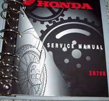 1998 Honda XR70R Service Manual