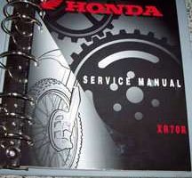 2001 Honda XR70R Service Manual