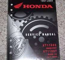 2002 Honda Shadow Spirit, Shadow 1100, A.C.E. Tourer VT1100C & VT1100T Motorcycle Shop Service Manual