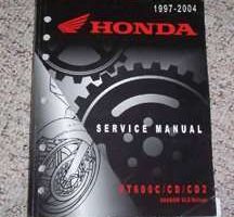 1999 Honda Shadow VLX/Deluxe VT600C, VT600CD, VT600CD2 Motorcycle Shop Service Manual