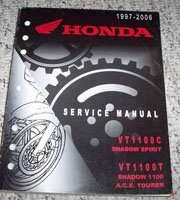 1997 Honda Shadow Spirit, Shadow 1100, A.C.E. Tourer VT1100C & VT1100T Motorcycle Shop Service Manual