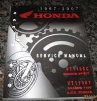 1997 Honda VT1100C Shadow Spirit & VT1100T A.C.E Tourer Motorcycle Service Manual
