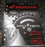 1999 Honda VT1100C Shadow Spirit & VT1100T A.C.E Tourer Motorcycle Service Manual