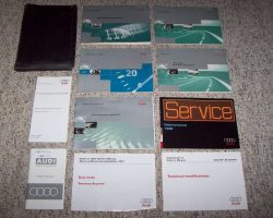 1997 Audi A8 Owner's Manual Set