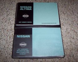 1997 Nissan Altima Owner's Manual Set