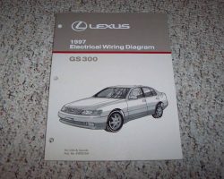 1997 Lexus GS300 Electrical Wiring Diagram Manual