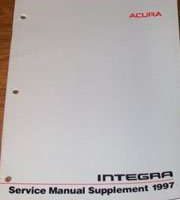1997 Acura Integra Supplement Manual