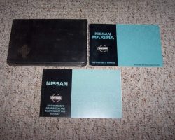 1997 Nissan Maxima Owner's Manual Set