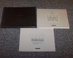 1997 Mazda 626 Owner's Manual Set