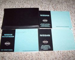 1997 Nissan Pathfinder Owner's Manual Set