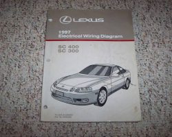 1997 Lexus SC400 & SC300 Electrical Wiring Diagram Manual