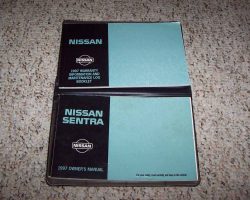 1997 Nissan Sentra Owner's Manual Set
