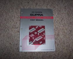 1997 Toyota Supra Electrical Wiring Diagram Manual