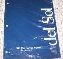 1996 Honda Civic del Sol Service Manual Supplement