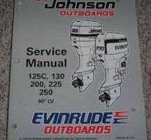 1997 Johnson Evinrude 125 Commercial 90 LV Models Service Manual