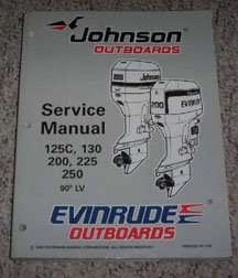 1997 Johnson Evinrude 225 HP 90 LV Models Service Manual