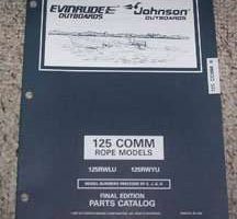 1997 Johnson Evinrude 125 HP Commercial Rope Models Parts Catalog