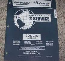 1997 Johnson Evinrude 200 & 225 HP Models Parts Catalog