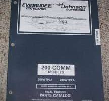 1997 Johnson Evinrude 200 HP Commercial Models Parts Catalog