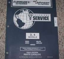 1997 Johnson Evinrude 3 & 4 HP Models Parts Catalog
