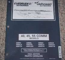 1997 Johnson Evinrude 40, 45 & 55 Commercial Models Parts Catalog