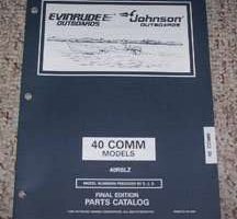 1997 Johnson Evinrude 40 Commercial Models Parts Catalog