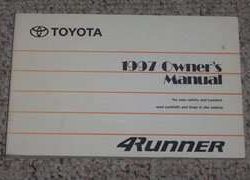 1997 Toyota 4Runner Owner's Manual