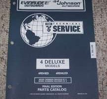 1997 Johnson Evinrude 4 Deluxe Models Parts Catalog