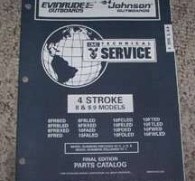1997 Johnson Evinrude 8 & 9.9 HP 4 Stroke Models Parts Catalog