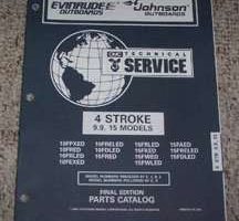 1997 Johnson Evinrude 9.9 & 15 HP 4 Stroke Models Parts Catalog