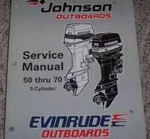1997 Johnson Evinrude 60 HP 3-Cylinder Models Service Manual