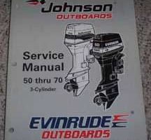 1997 Johnson Evinrude 65 HP 3-Cylinder Models Service Manual