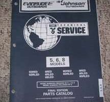 1997 Johnson Evinrude 5, 6 & 8 HP Models Parts Catalog