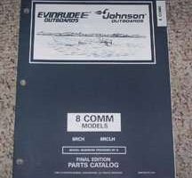 1997 Johnson Evinrude 8 HP Commercial Models Parts Catalog