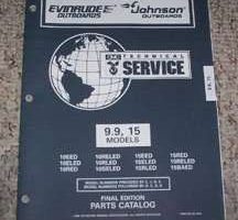 1997 Johnson Evinrude 9.9 & 15 HP Models Parts Catalog