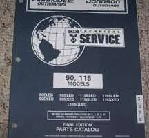 1997 Johnson Evinrude 90 & 115 HP Models Parts Catalog