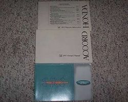 1997 Honda Accord Coupe Owner's Manual Set