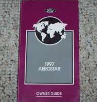 1997 Ford Aerostar Owner's Manual