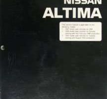 1997 Nissan Altima Service Manual