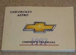 1997 Chevrolet Astro Owner's Manual