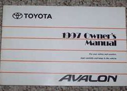 1997 Toyota Avalon Owner's Manual